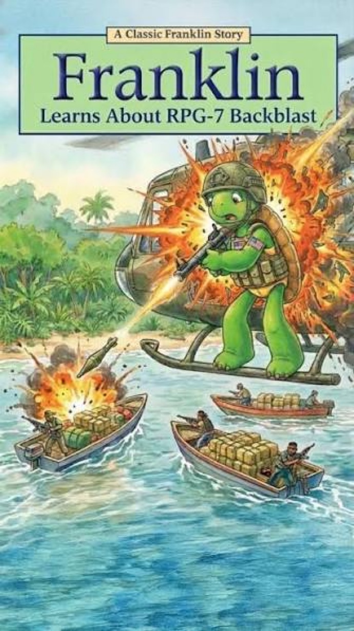 Franklin embarking on an action-packed new chapter over a tropical river